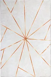 Tapis Wilton - Bellizzi (blanc cassé/orange)