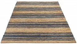 Tapis en jute - Kayes (jute/bleu)