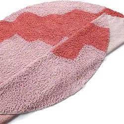 Tapis shaggy - Amira Natural Cotton Shaggy (rose)