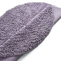 Tapis rond - Combarro Solid Cotton Shaggy (violet clair)
