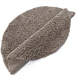 Tapis rond - Combarro Solid Cotton Shaggy (taupe)