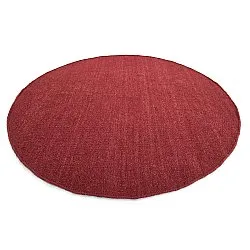 Tapis rond - Hamilton (rouge foncé)