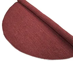 Tapis rond - Hamilton (rouge foncé)