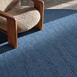 Tapis rond - Hamilton (bleu marine)