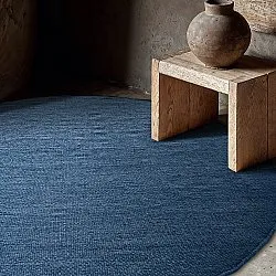 Tapis rond - Hamilton (bleu marine)