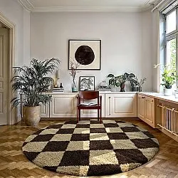 Tapis ronds - Albi (marron/beige)