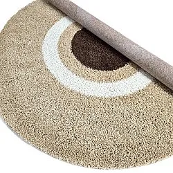 Tapis ronds - Alsace (beige/blanc/marron)
