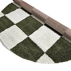 Tapis ronds - Gordes (vert/blanc)