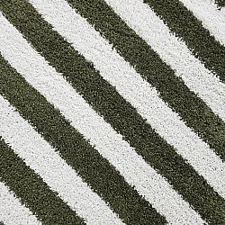 Tapis ronds - Imilchil (blanc/vert)