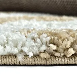Tapis ronds - Tamri (beige/blanc)