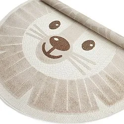 Tapis rond pour enfants - Kind Lion (crème)
