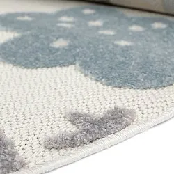 Tapis rond pour enfants - Rainbow Potpourri (crème/multicolore)