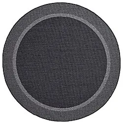 Tapis rond - Indoor/Outdoor Alta (anthracite)