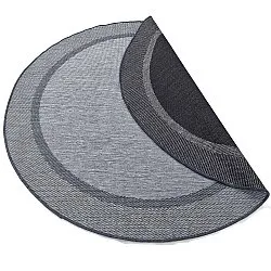 Tapis rond - Indoor/Outdoor Alta (anthracite)