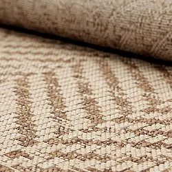 Tapis rond - Indoor/Outdoor Donora (marron)