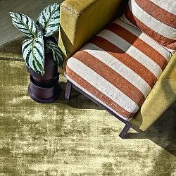 Tapis rond - Jodhpur Special Luxury Edition (vert olive)