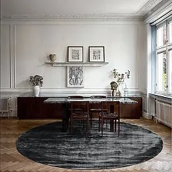 Tapis rond - Jodhpur Special Luxury Edition (noir)