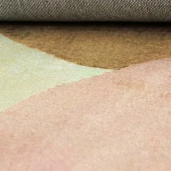 Tapis rond - Lazio (beige/rose)