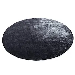 Tapis rond - Lynton (noir)