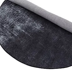 Tapis rond - Lynton (noir)