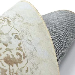 Tapis rond - Mateur (beige)