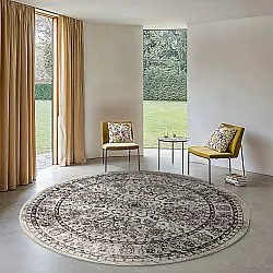 Tapis rond - Peking Noble (gris)