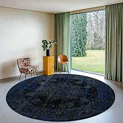 Tapis rond - Peking Royal (bleu marine)