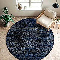 Tapis rond - Peking Royal (bleu marine)