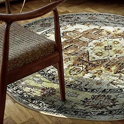 Tapis rond - Siliana (beige)