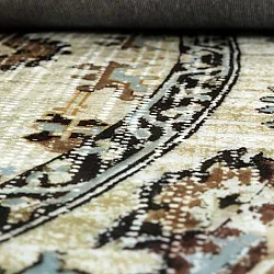 Tapis rond - Siliana (beige)