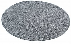 Tapis rond - Rut (Gris foncé)