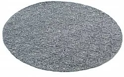 Tapis rond - Rut (gris foncé)