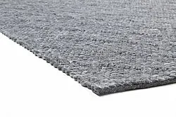 Tapis en laine - Rut (gris foncé)