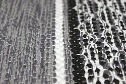 Tapis chiffons - Visby (noir-blanc)