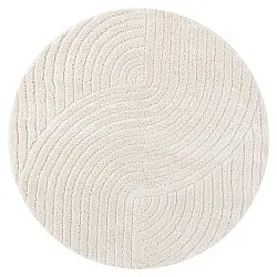 Tapis ronds - Wendy (blanc cassé)