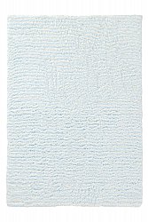 Tapis shaggy - Aden (bleu clair/blanc)