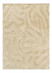 Tapis shaggy - Akaba (crème/beige)