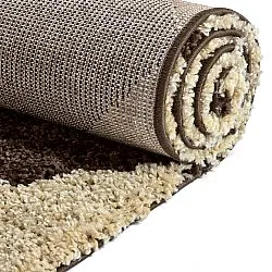 Tapis à poils longs - Albi (marron/beige)