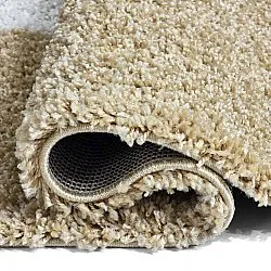 Tapis à poils longs - Alsace (beige/blanc/marron)