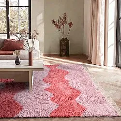 Tapis shaggy - Amira Natural Cotton Shaggy (rose)
