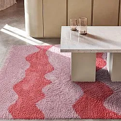 Tapis shaggy - Amira Natural Cotton Shaggy (rose)