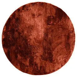 Tapis ronds - Aranga Super Soft Fur (rouge)