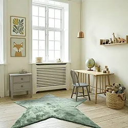 Tapis Enfant - Aranga Super Soft Star (vert)