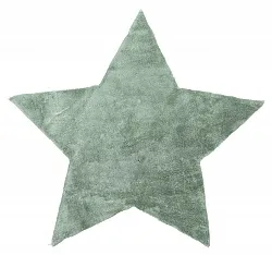 Tapis Enfant - Aranga Super Soft Star (vert)