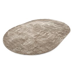 Tapis shaggy ovale - Aranga Super Soft Fur (marron)