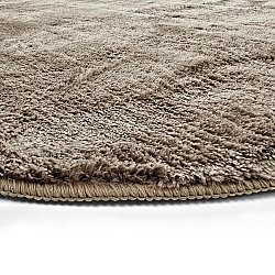 Tapis shaggy ovale - Aranga Super Soft Fur (marron)