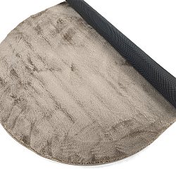 Tapis shaggy ovale - Aranga Super Soft Fur (marron)