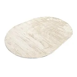 Tapis shaggy ovale - Aranga Super Soft Fur (beige)