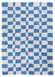 Tapis shaggy - Atrani Natural Cotton Shaggy (bleu)