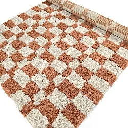 Tapis shaggy - Atrani Natural Cotton Shaggy (orange)